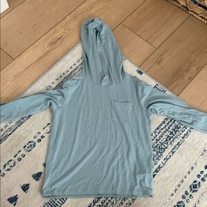 Free Fly Apparel Kids Blue Hoodie